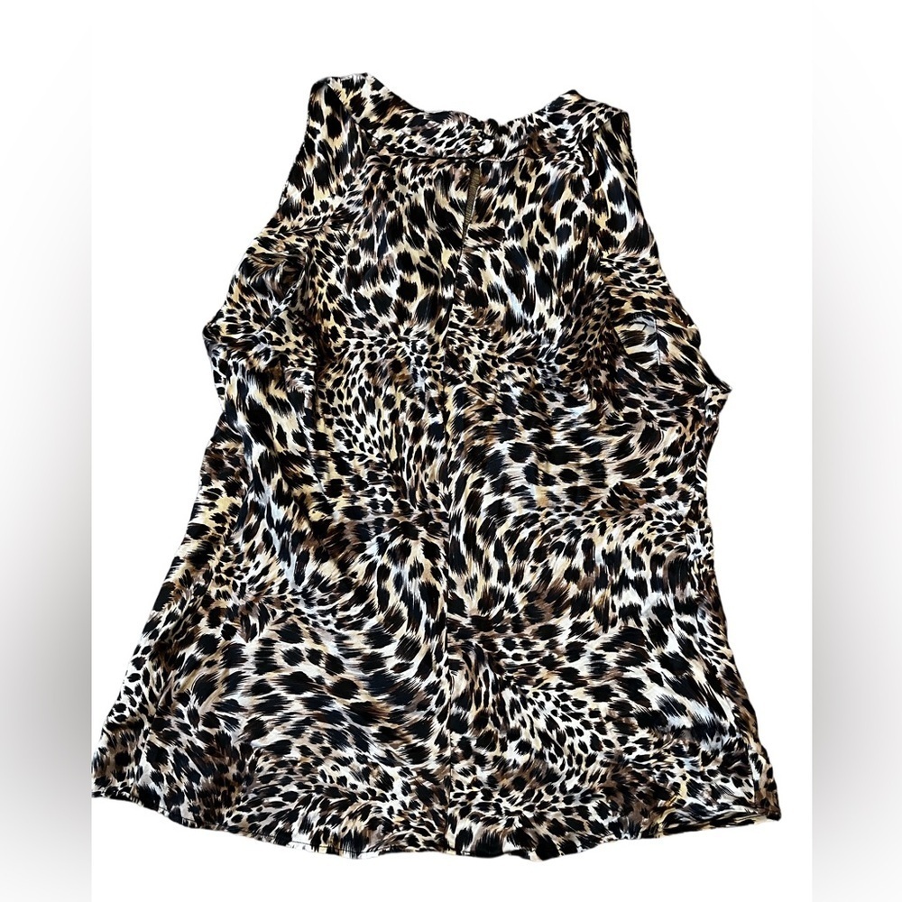 Y2K vintage Victoria secret silk leopard print top - Picture 3 of 3